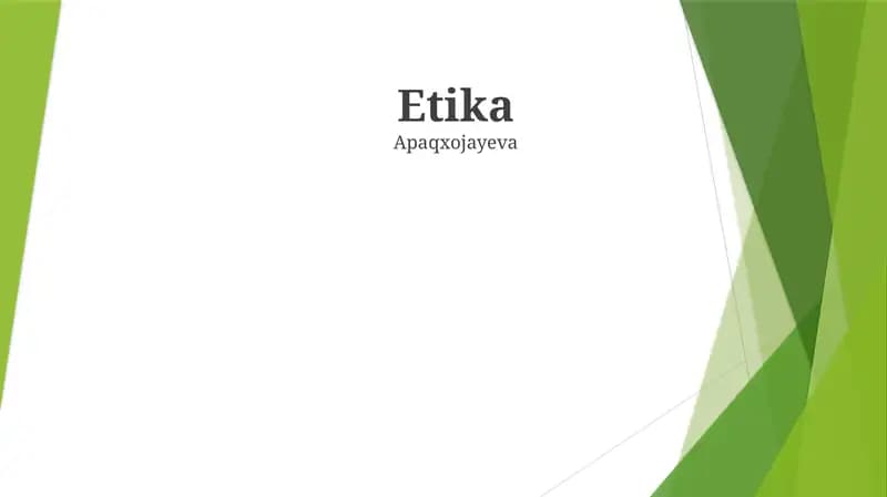 Etika