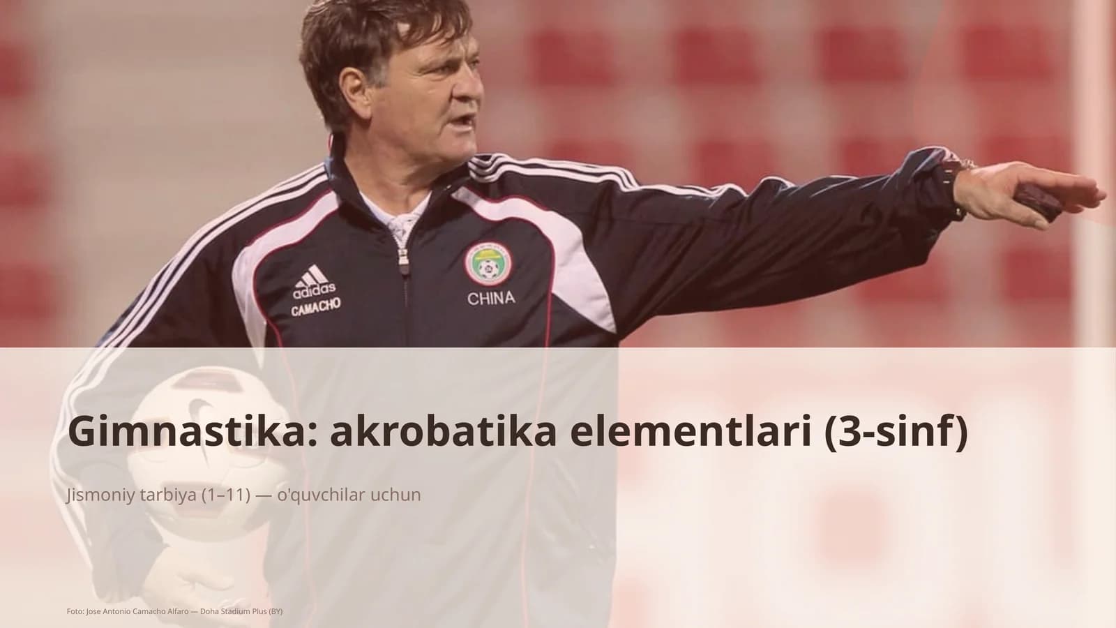 Gimnastika: akrobatika elementlari (3-sinf)