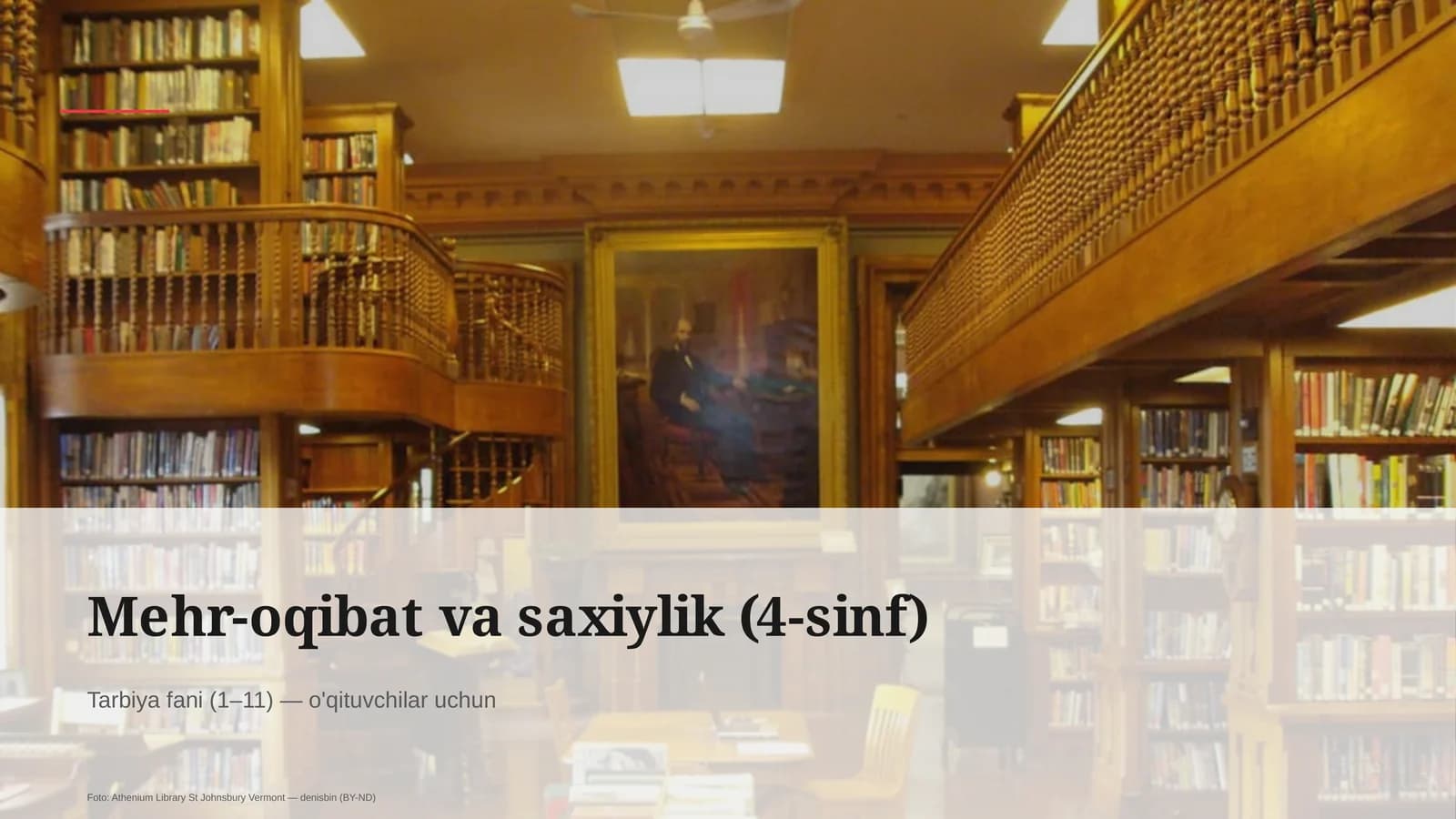 Mehr-oqibat va saxiylik (4-sinf)