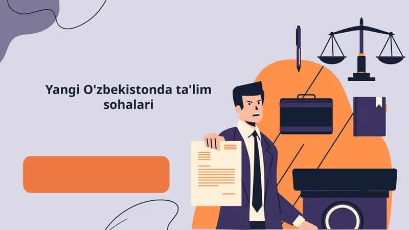 Yangi O'zbekiston ta'lim sohalari