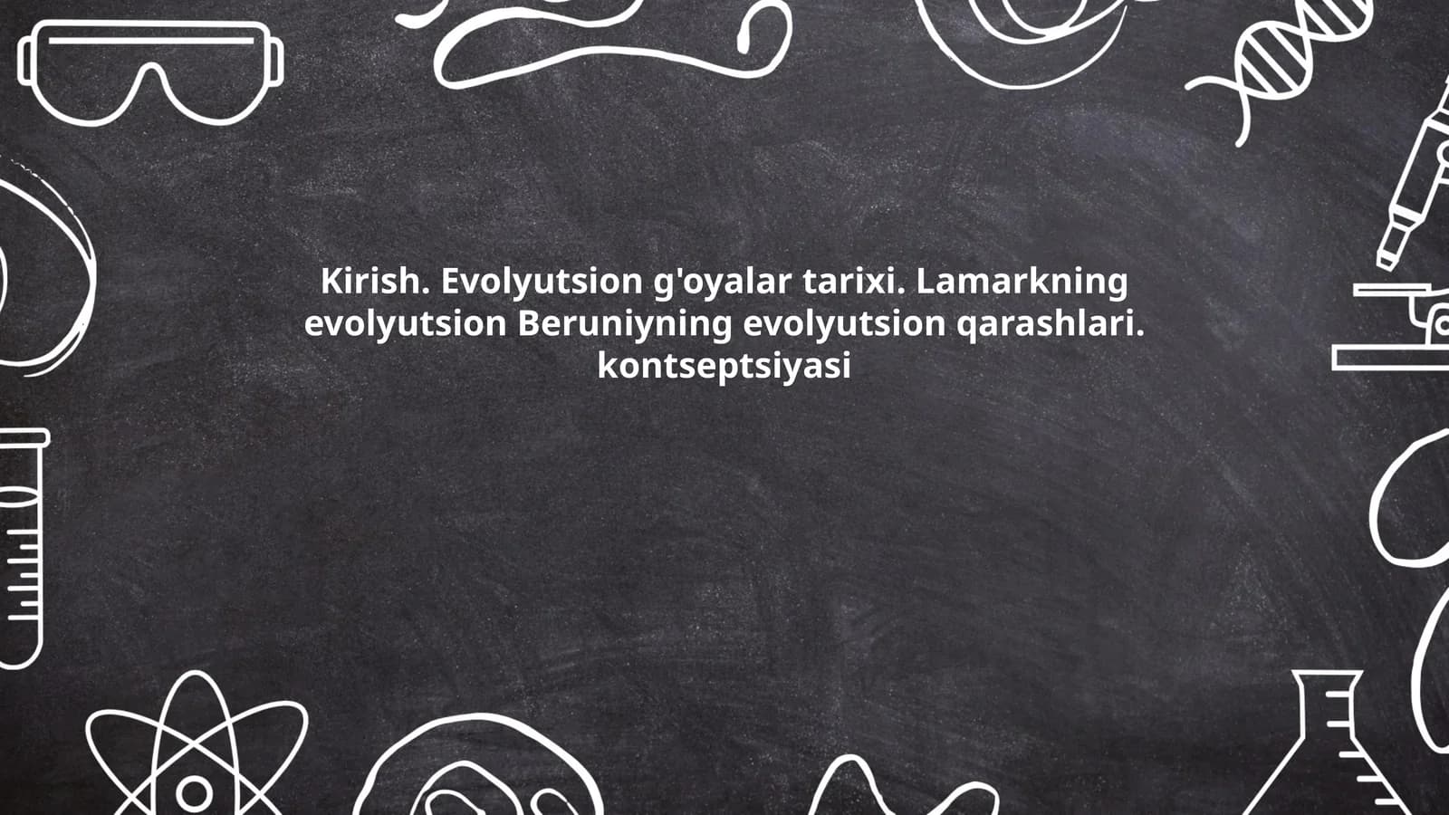 Evolyutsion g'oyalar tarixi