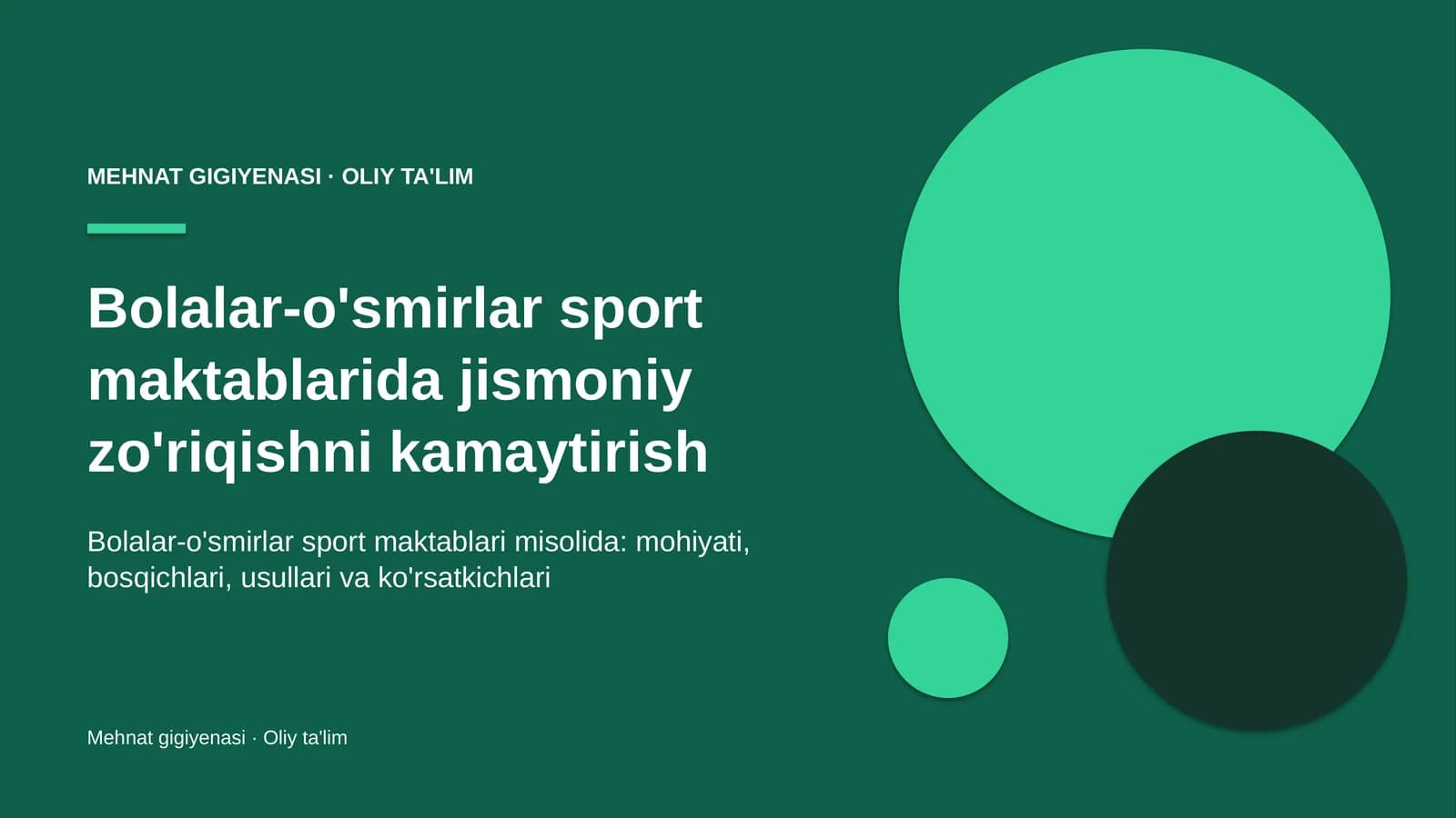 bolalar o'smirlar sport maktablarida jismoniy zo'riqishni kamaytirish 4256