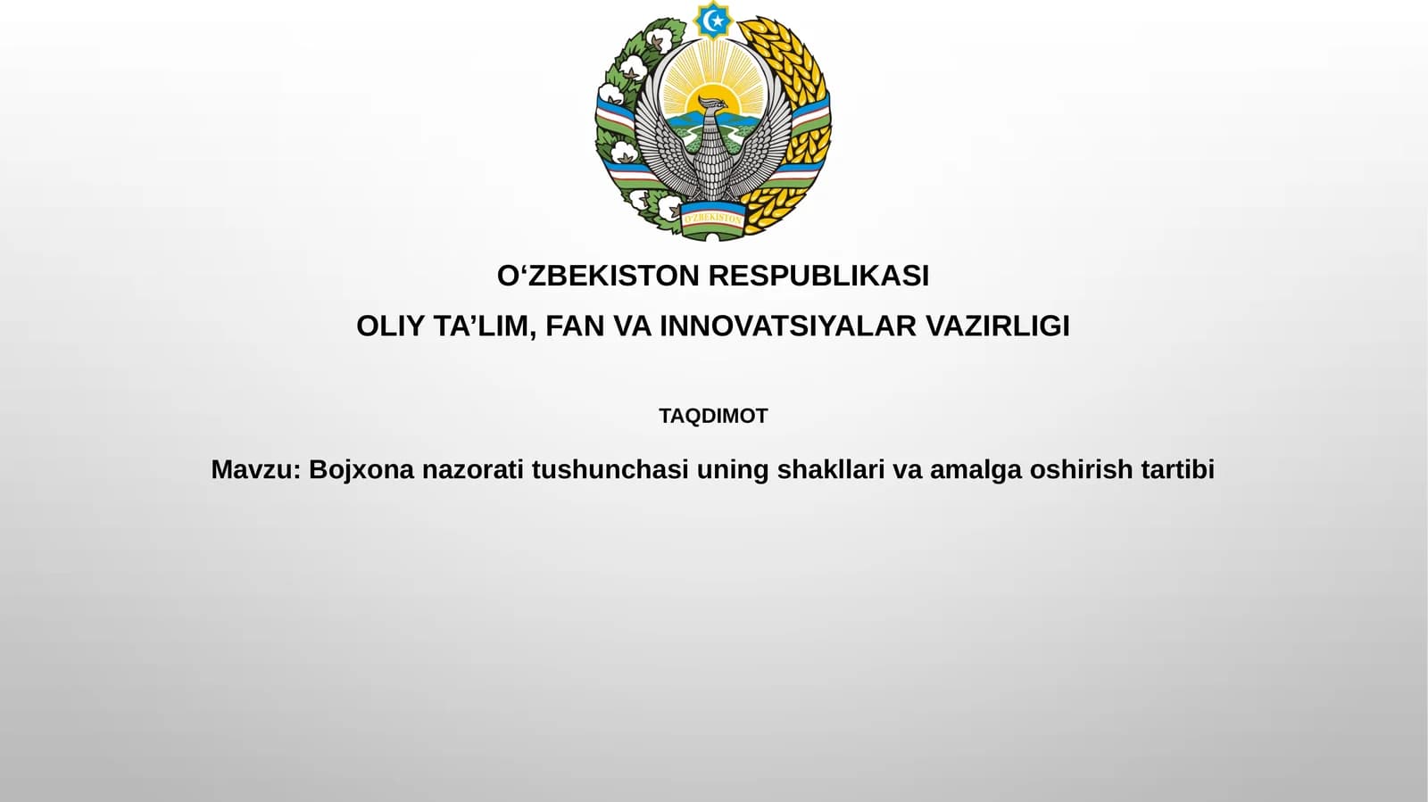 Bojxona nazorati