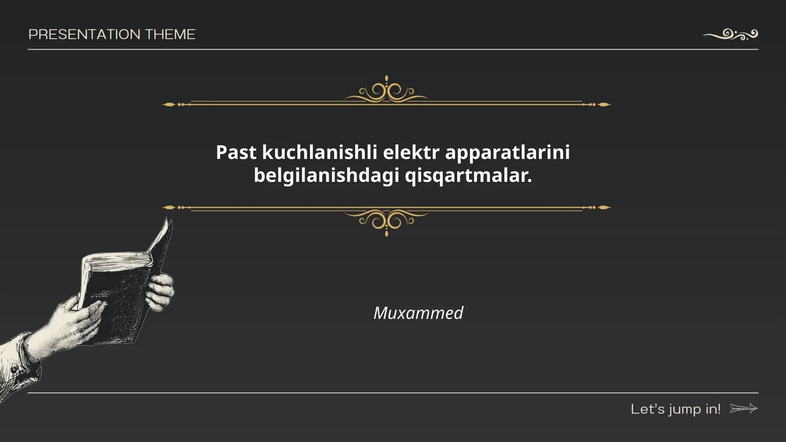Kuchlanish transformatori qisqartmalari
