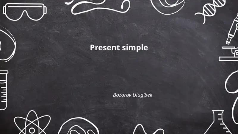 Present simple