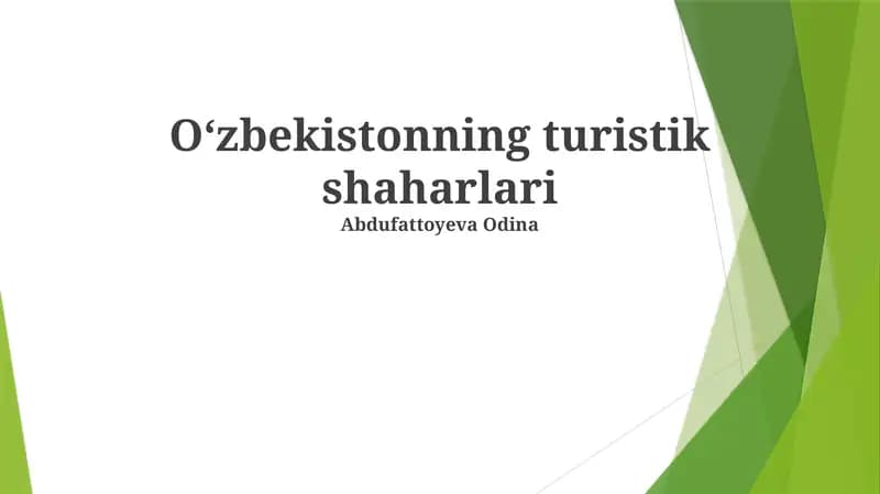 Qo'qon: Fergana vodiysining bezagi