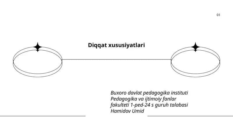 Diqqat xususiyatlari