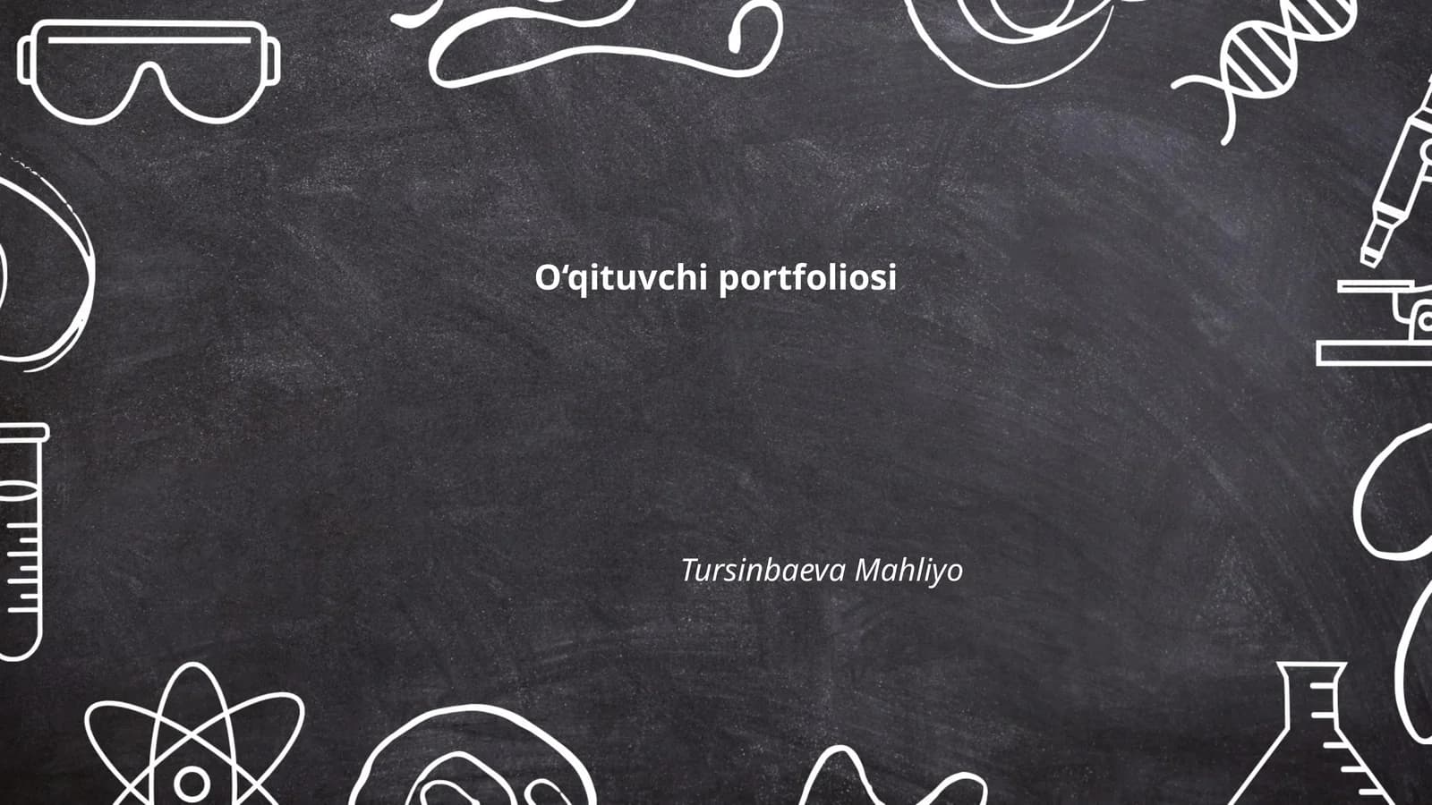 O‘qituvchi portfoliosi