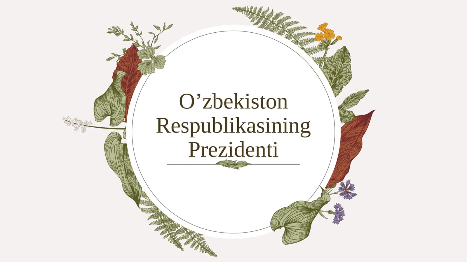 O'zbekiston Respublikasi Prezidenti