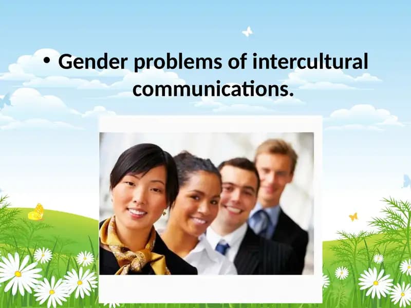 Gender Problems of Intercultural Communications