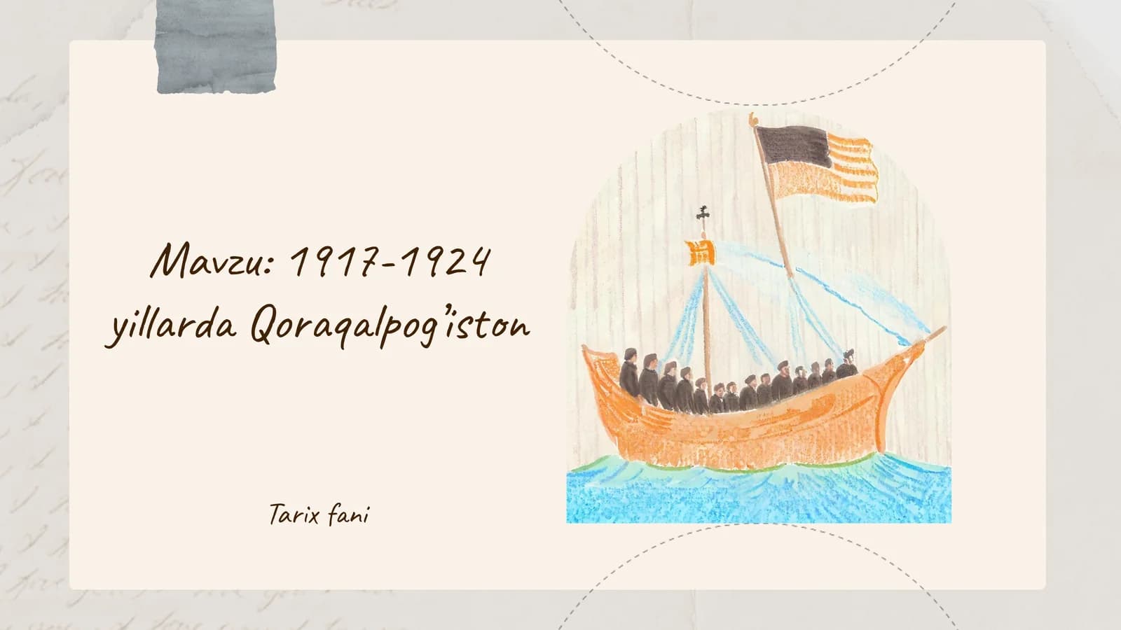 1917-1924- yillarda Qoraqalpog’iston