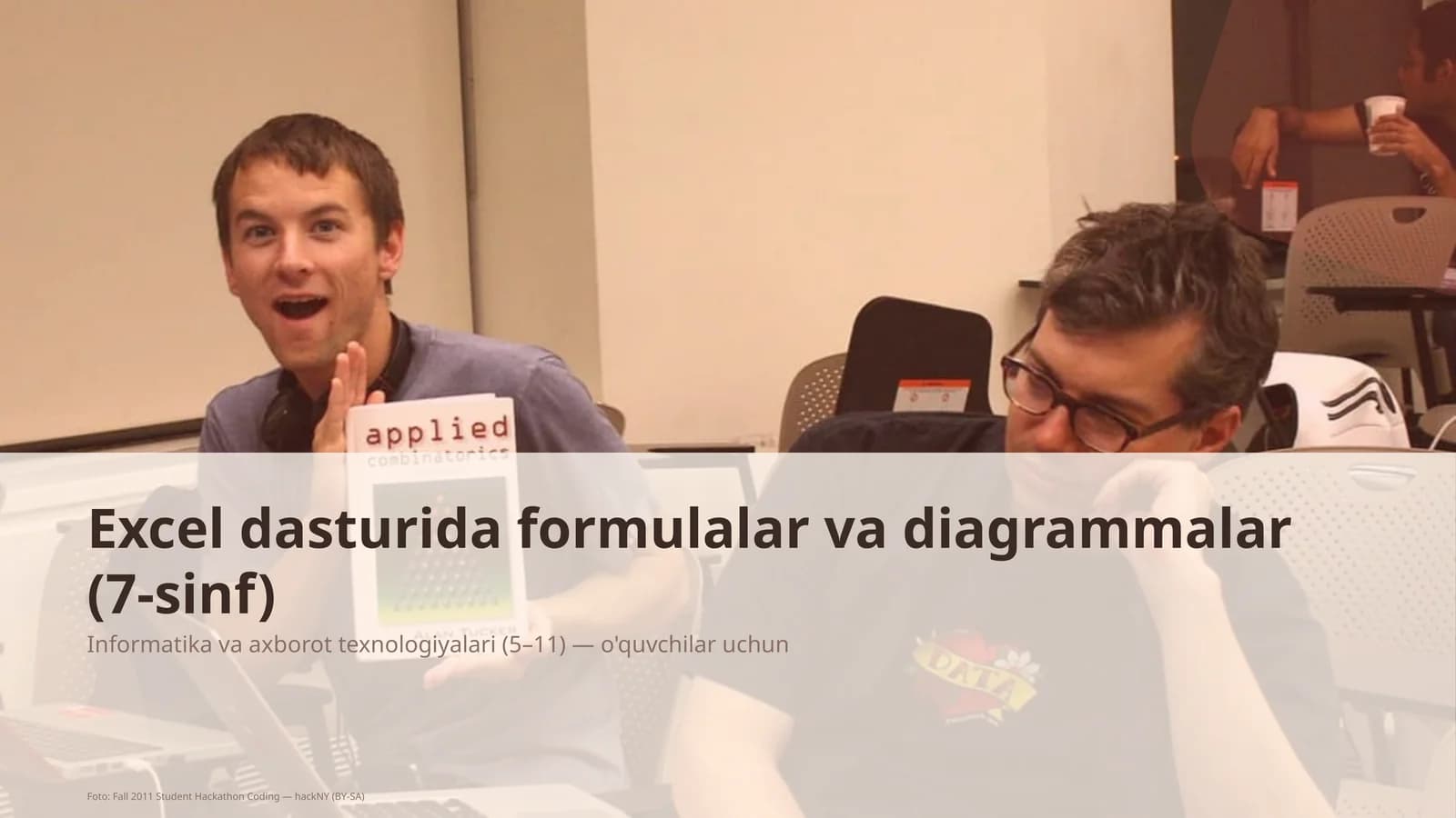 Excel dasturida formulalar va diagrammalar (7-sinf)