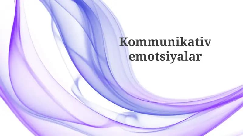 Kommunikativemotsiyalar