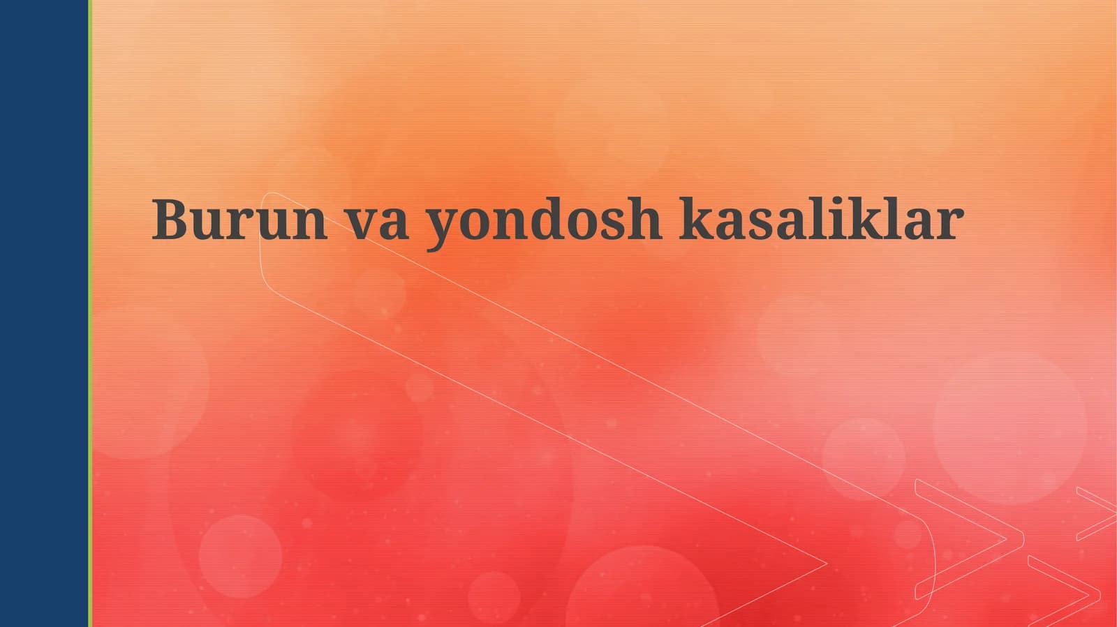 Burunvayondoshkasaliklar