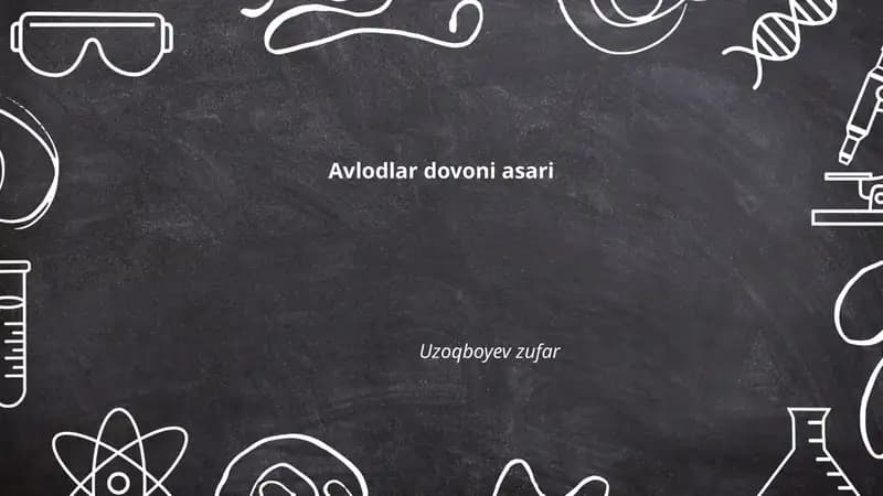 Avlodlar Dovoni Asari