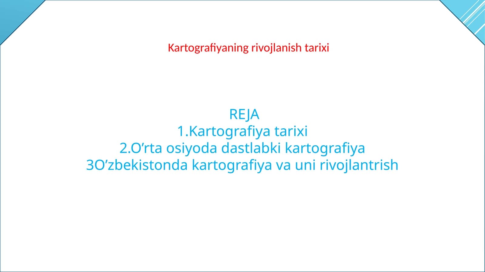 Kartografiya tuzilmasi