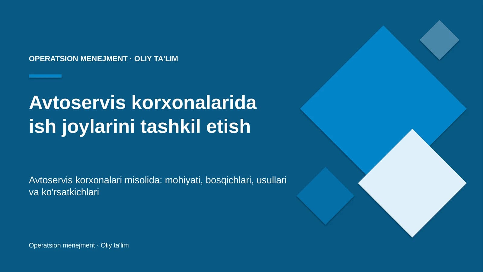 avtoservis korxonalarida ish joylarini tashkil etish 1741