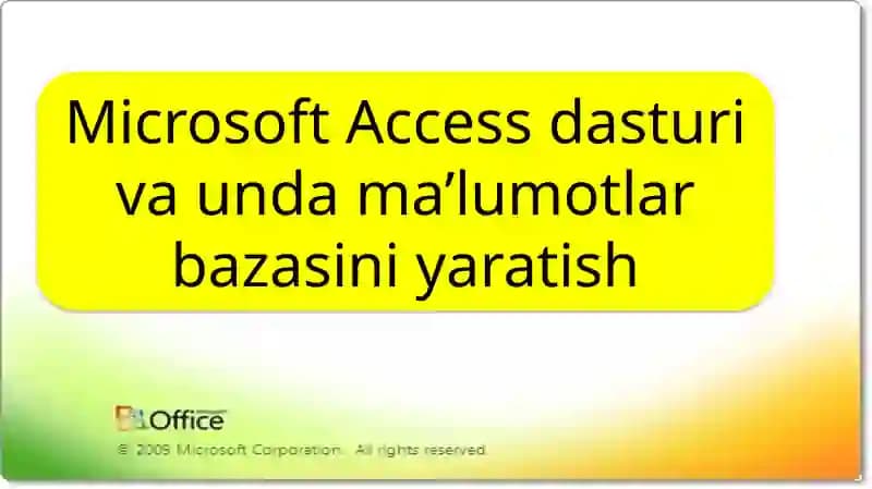 Microsoft Access