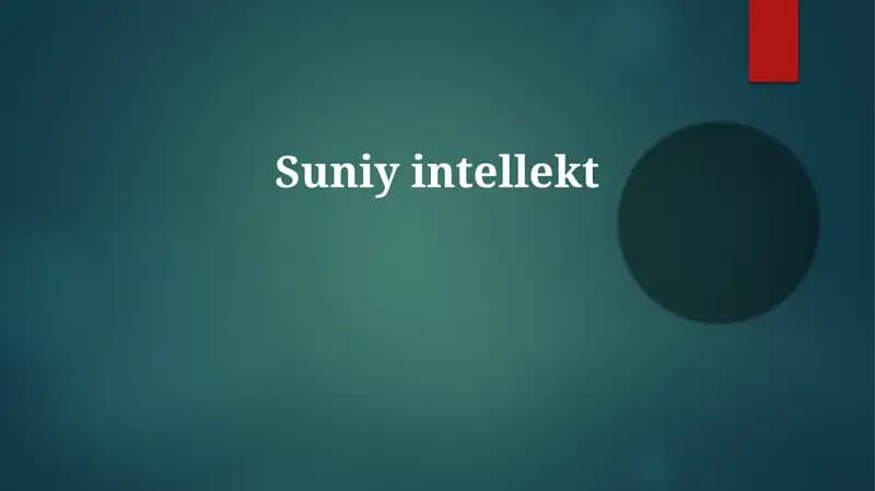 Sun'iy intellekt