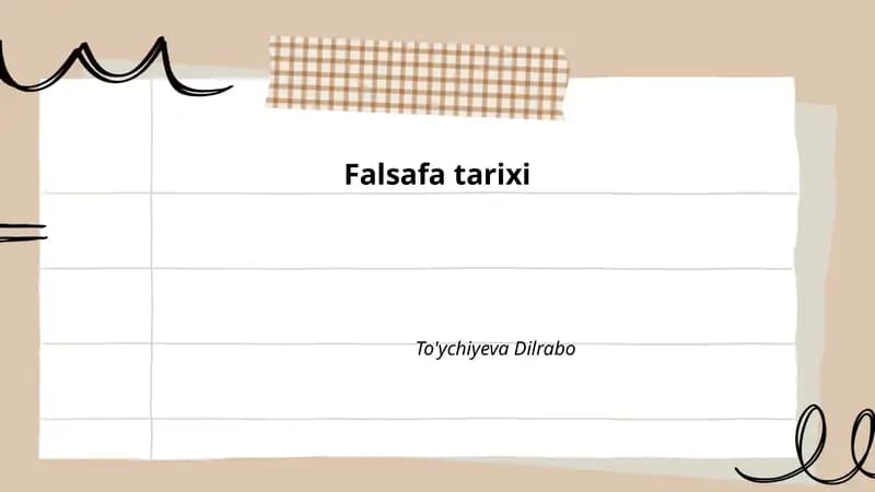 Falsafa tarixi