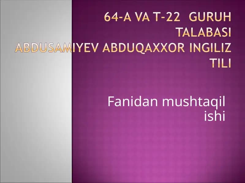 Namangan Engineering-Building Institute