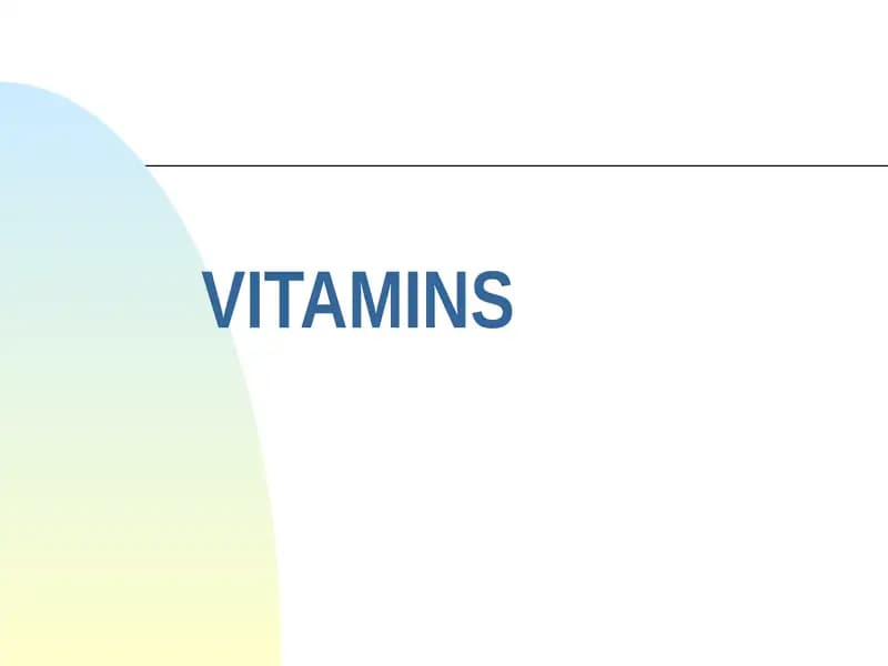 vitamins