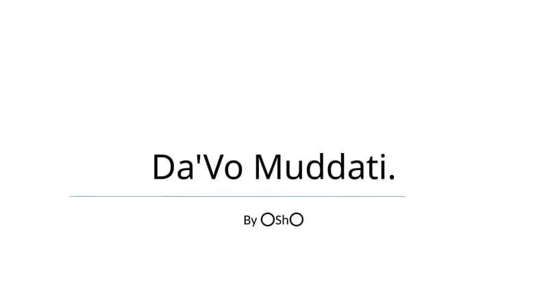 Da'Vo Muddati