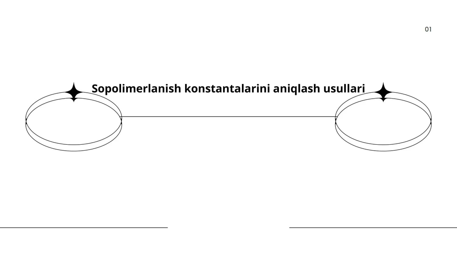 Sopolimerlanish konstantalarini aniqlash usullari