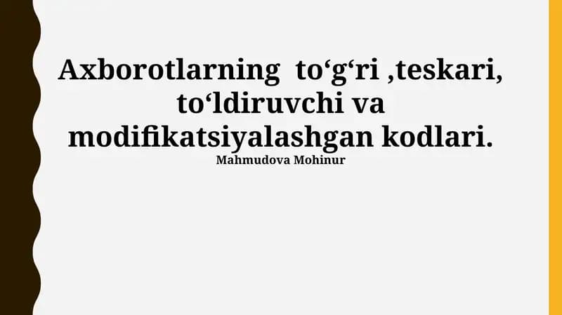 Kodlash standartlari