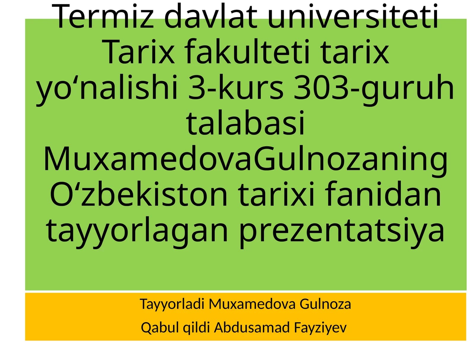 Prezentatsiya: Jadidchilik harakatlari