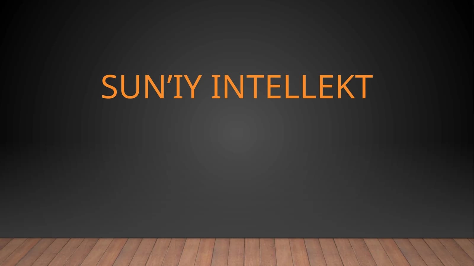 Sun’iy intellekt