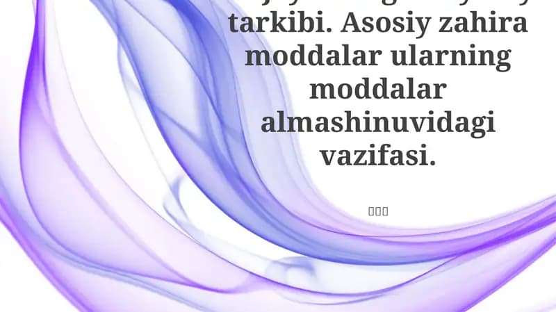 Hujayraning kimyoviy tarkibi