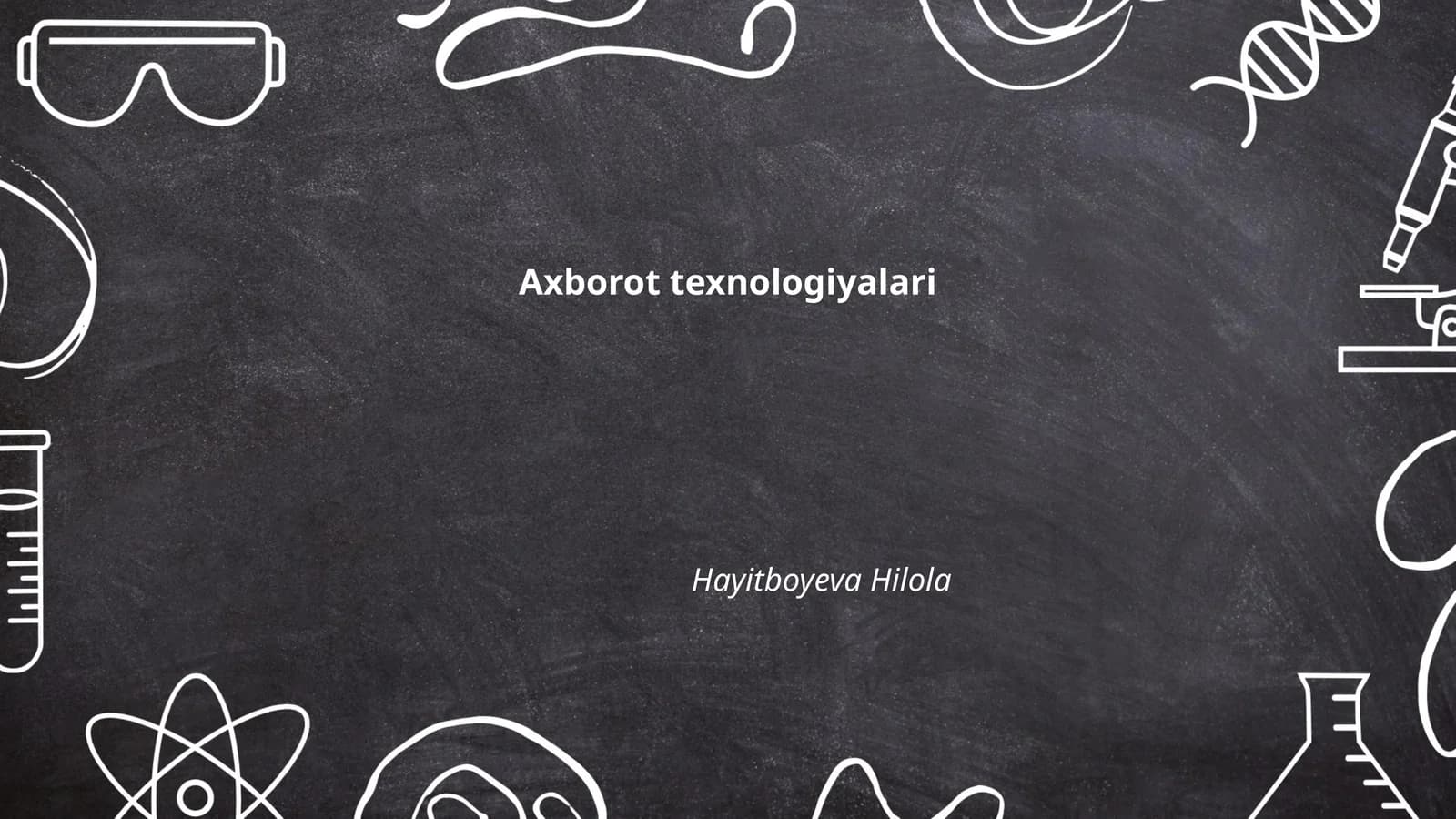 Axborot texnologiyalari