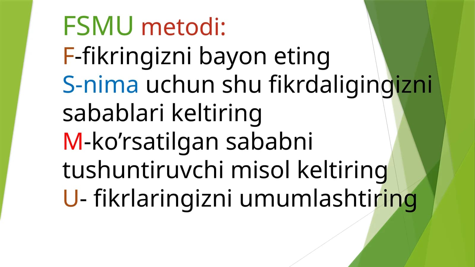 FSMUmetodi