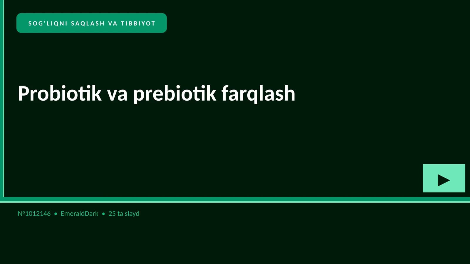 Probiotik va prebiotik farqlash