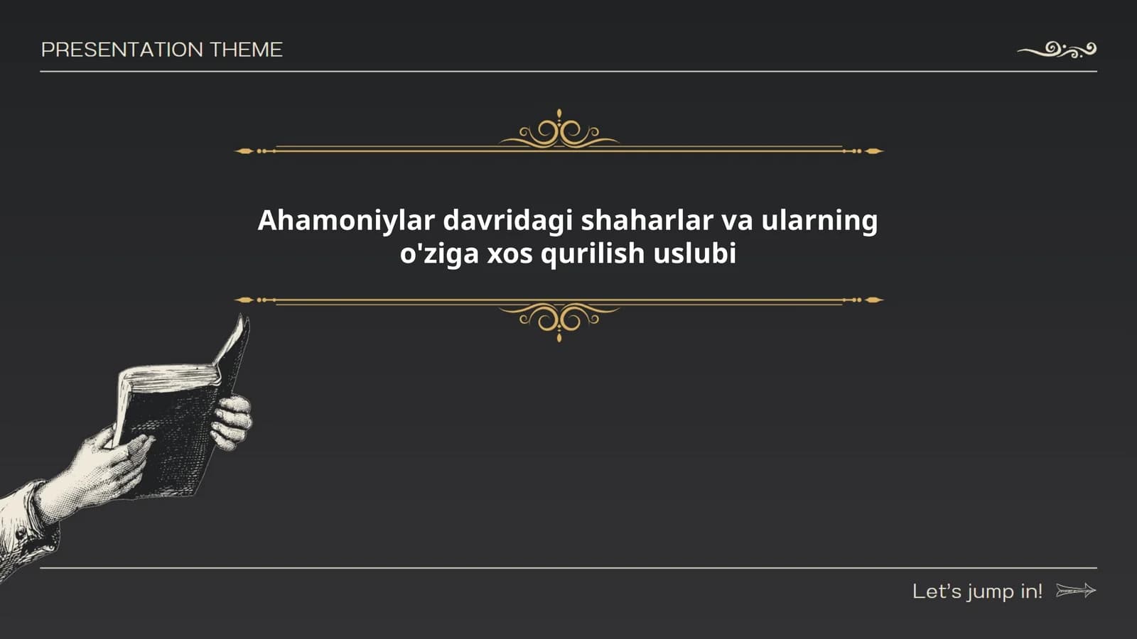 Ahamoniylar davridagi shaharlar va ularning o'ziga xos qurilish uslubi