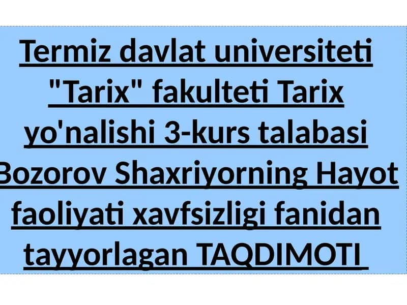 Elektr xavfsizligi
