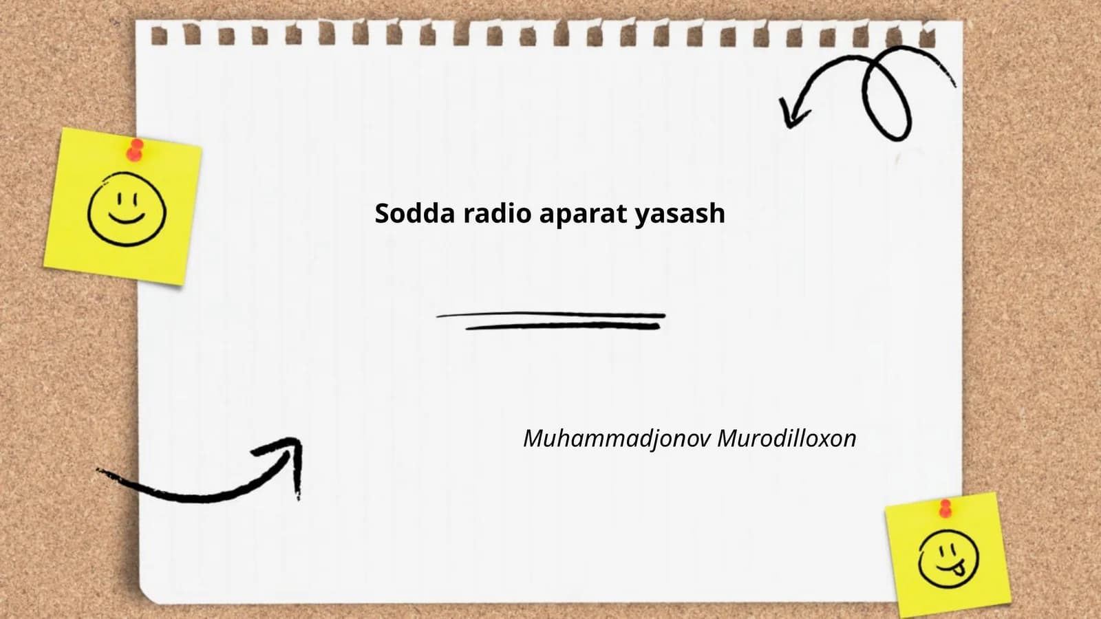 Radio apparat yasash