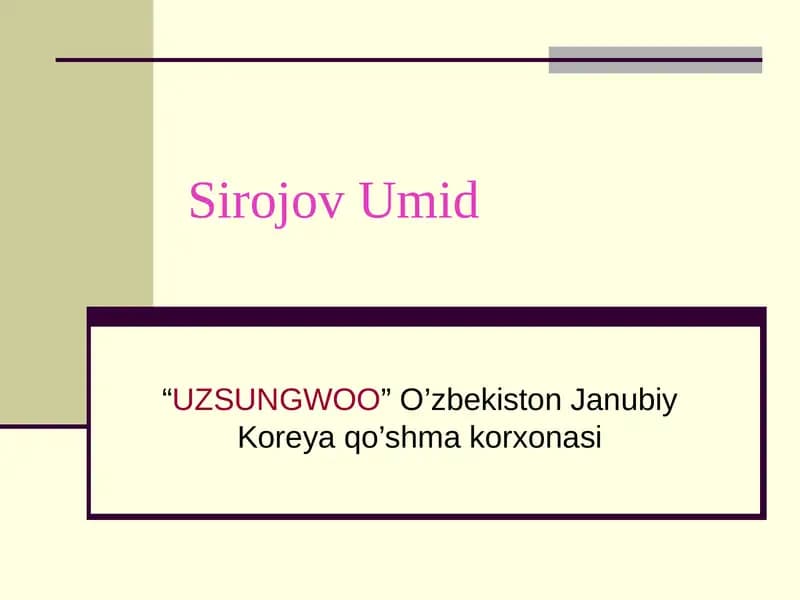 UZSUNGWOO