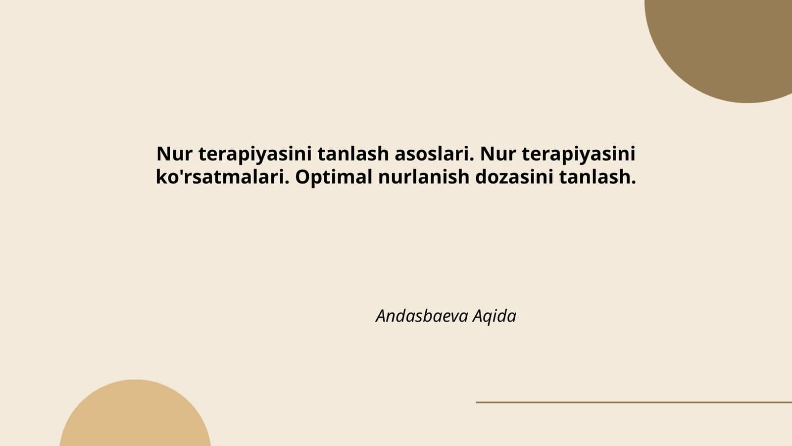 Nur terapiyasi