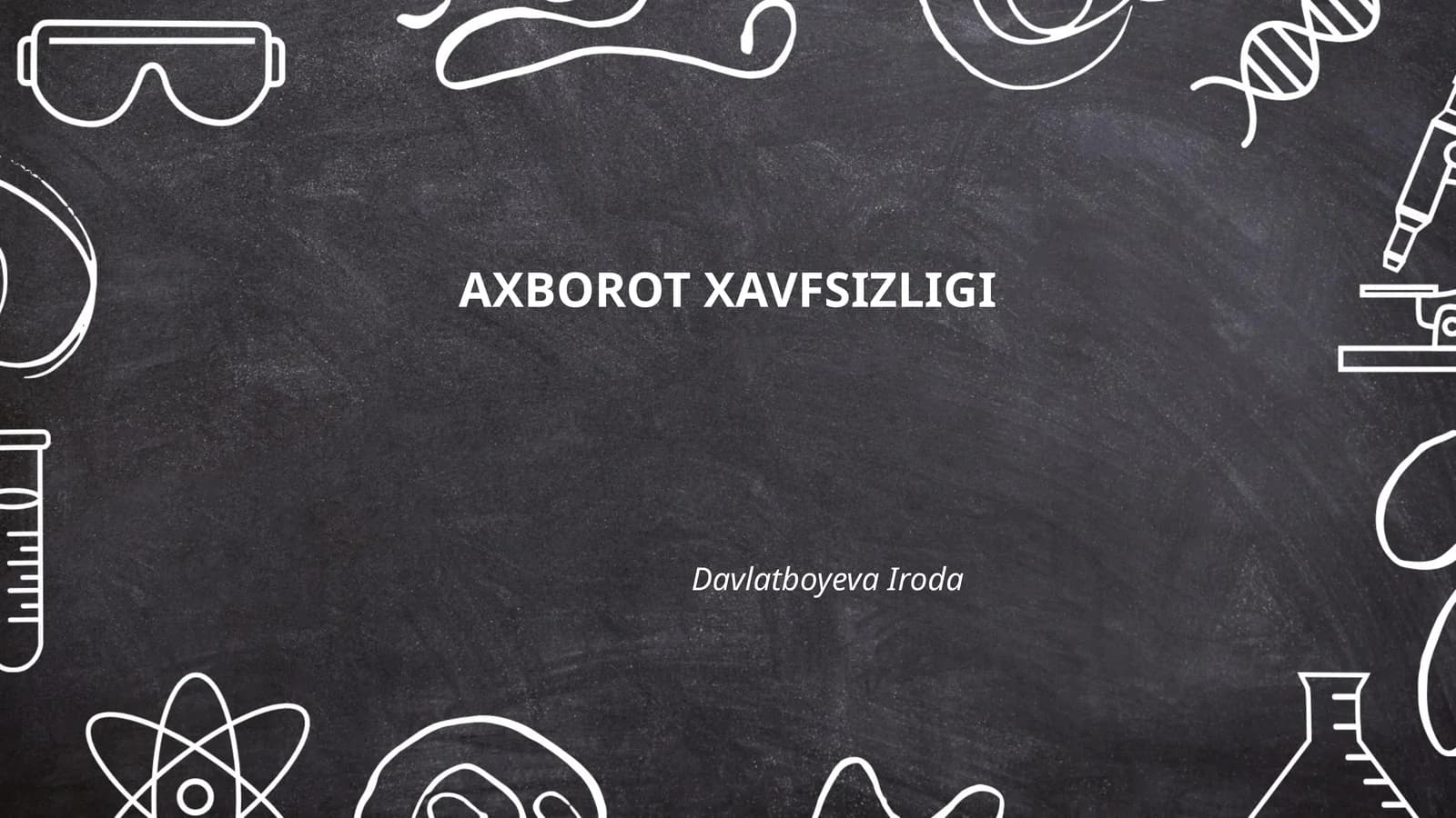 Axborot xavfsizligi