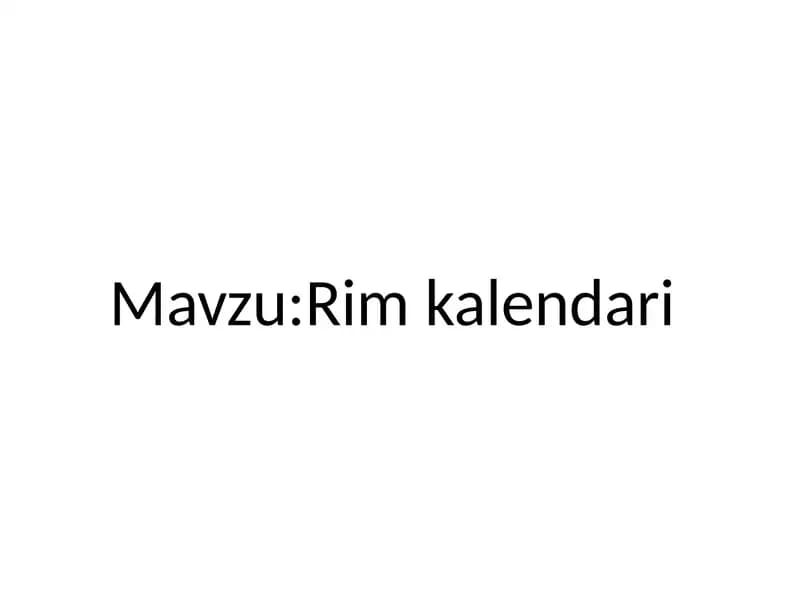 Rimkalendari