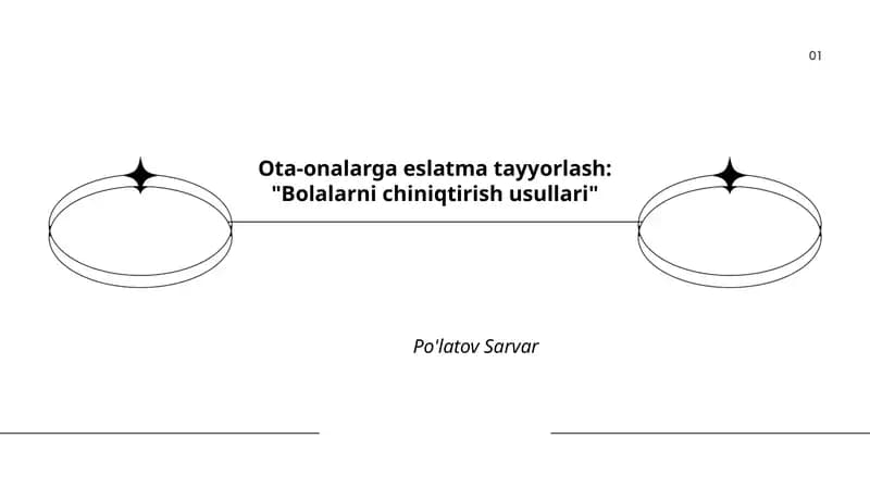 Bolalarni chiniqtirish usullari