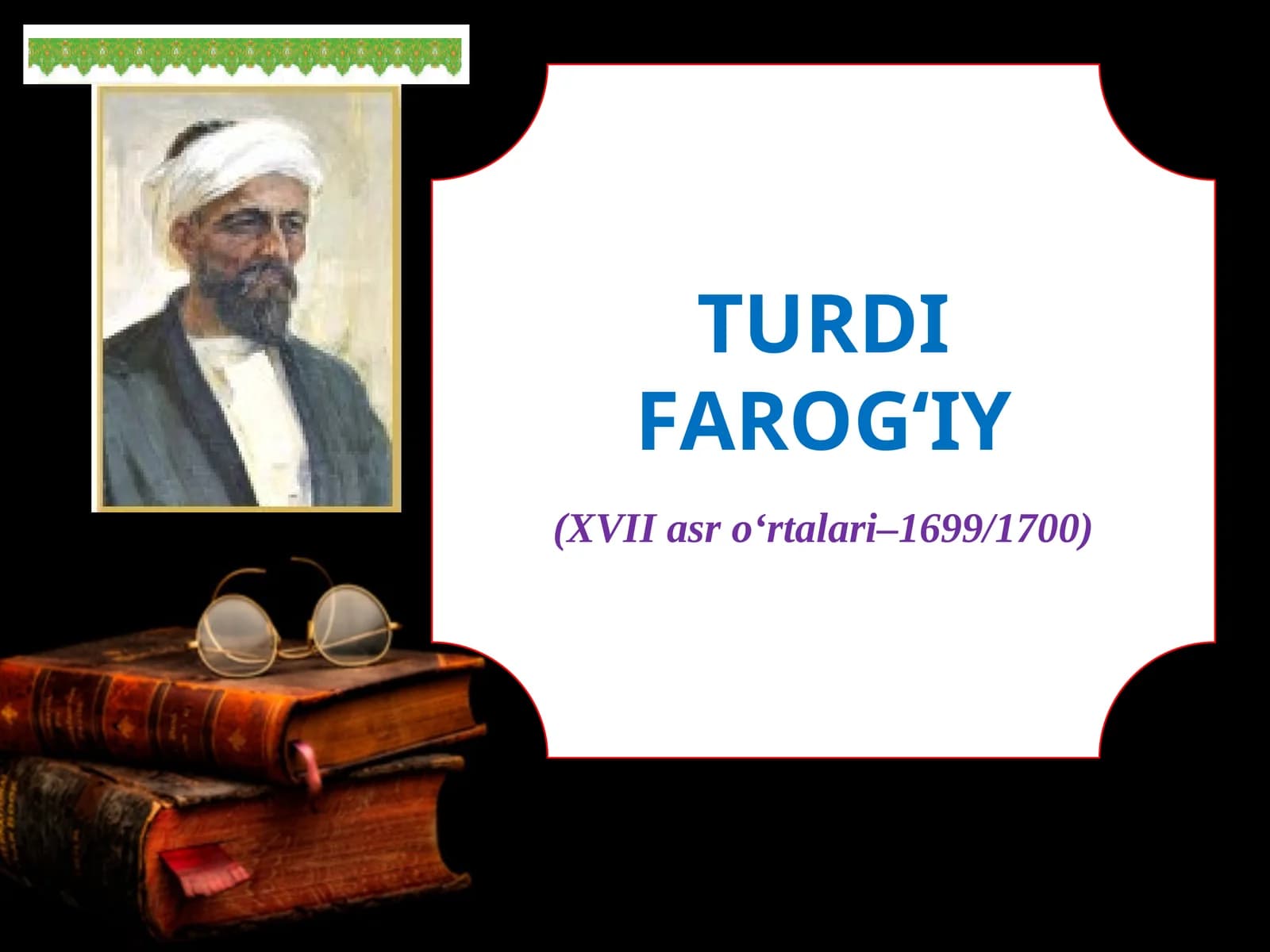 TURDI FAROG‘IY