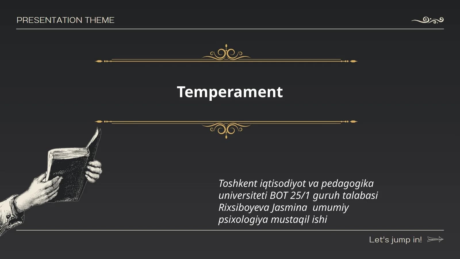 Temperament