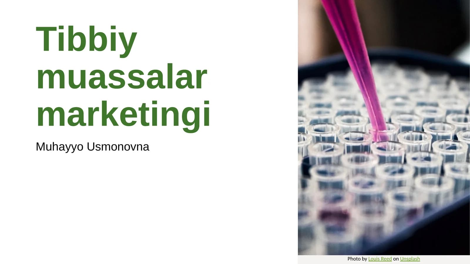 Tibbiy muassasalar marketingi