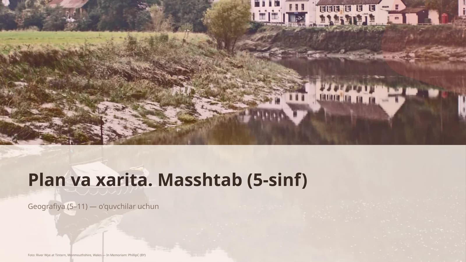 Plan va xarita. Masshtab (5-sinf)