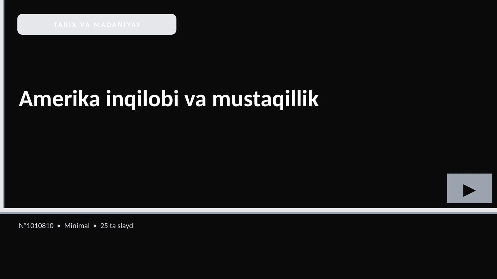 Amerika inqilobi va mustaqillik