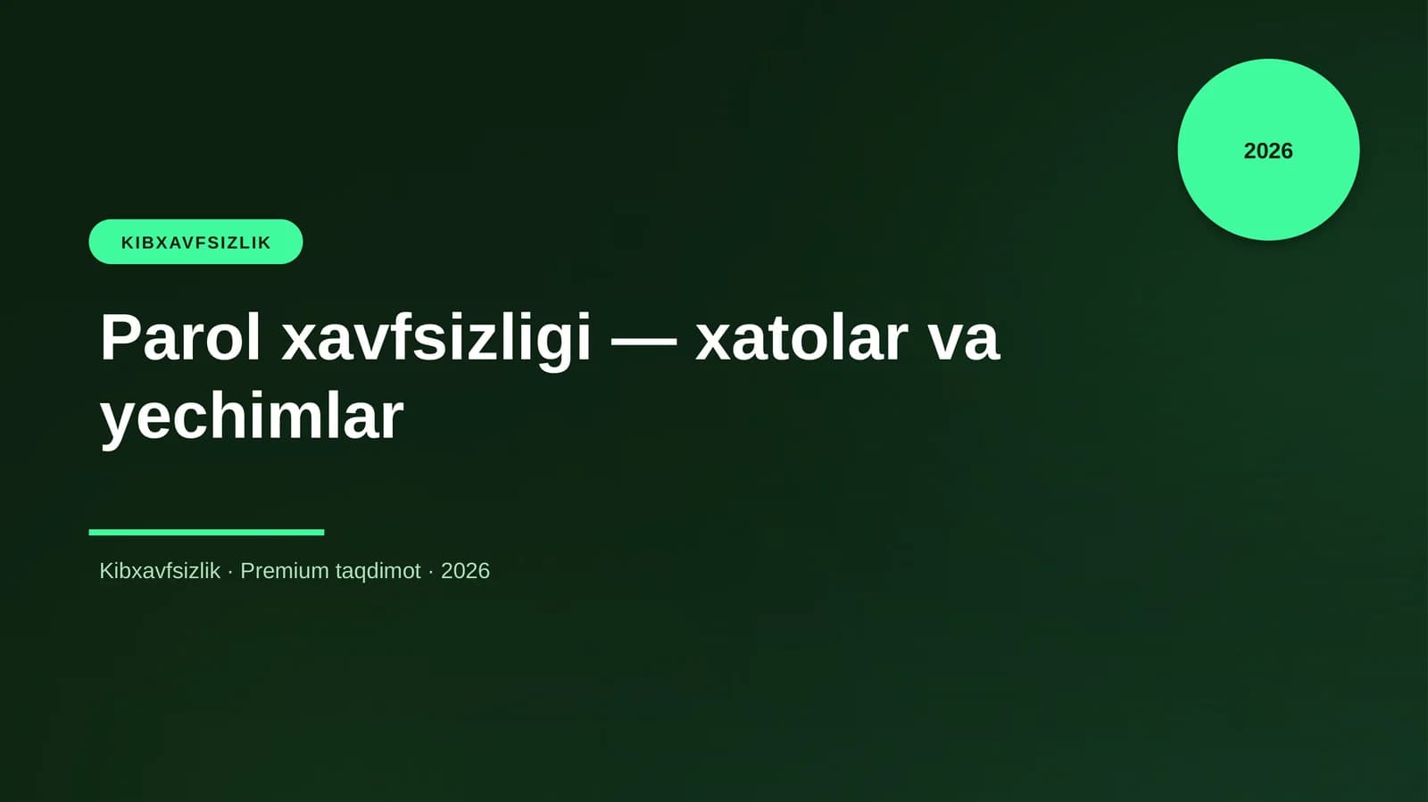 KIBXAVFSIZLIK