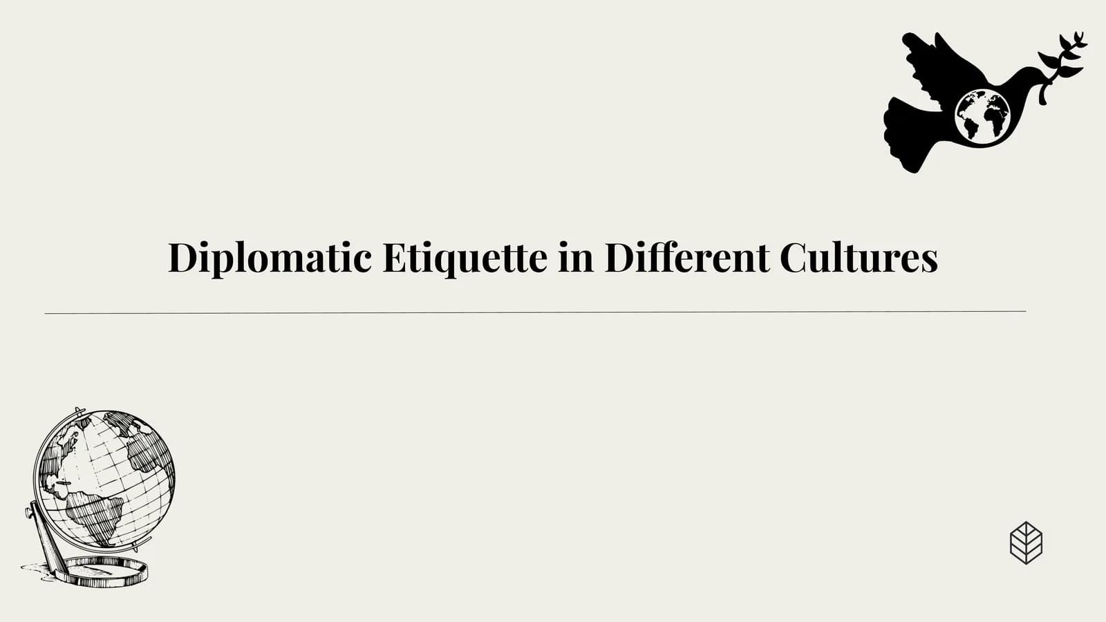 Diplomatic Etiquette in Different Cultures